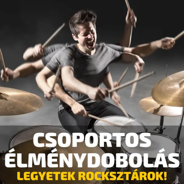 Legyetek Rocksztárok! csoportos élménydobolás